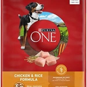Purina ONE Chicken and Rice Formula Dry Dog Food - 16.5 lb. Bag : Pet Supplies