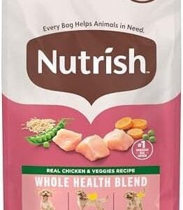 Nutrish Little Bites Small Breed Premium Natural Dry Dog Food, Real Chicken & Veggies Recipe, 6 Pounds (Packaging May Vary), (Rachael Ray Nutrish)