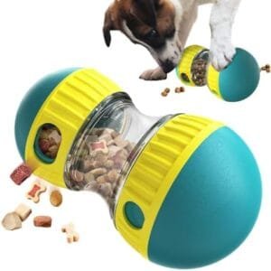 Pet Supplies  BSISUERM Dog Puzzle Toy Adjustable Treat Dispensing Ball Food Dispenser Tough Slow Feeder Puppy Enrichment Training Toy Pet Interactive Chase Toys for Small Medium Large Dogs to Keep Them Busy, Green :