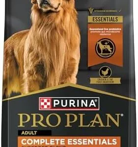 Purina Pro Plan Complete Essentials Shredded Blend Chicken and Rice Dog Food Dry Formula with Probiotics for Dogs - 35 lb. Bag : Pet Supplies