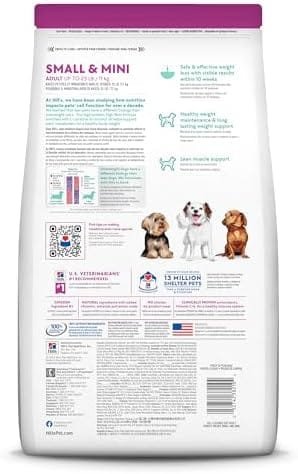 Hill's Science Diet Perfect Weight, Adult 1-6, Small & Mini Breeds Weight Management Support, Dry Dog Food, Chicken Recipe, 4 lb Bag - Image 2