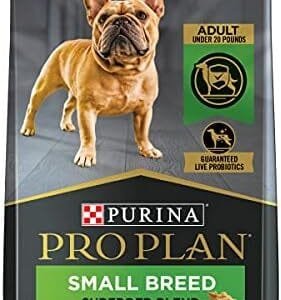 Purina Pro Plan Small Breed Dog Food With Probiotics for Dogs, Shredded Blend Chicken & Rice Formula - 6 lb. Bag : Pet Supplies