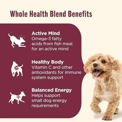 Nutrish Little Bites Small Breed Premium Natural Dry Dog Food, Real Chicken & Veggies Recipe, 6 Pounds (Packaging May Vary), (Rachael Ray Nutrish) - Image 4