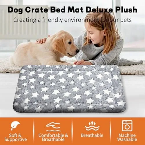 Dog Bed Mat – Soft & Comfortable Dog Kennel Pad for Crate – Durable Crate Bed & Mat for Dogs & Cats – Ideal for Crate, Kennel, and Home Use : Pet Supplies - Image 5