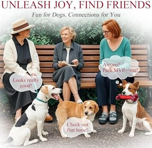 Pet Supplies Apasiri Tough Dog Toys for Aggressive Chewers Beef Flavor: 8" Dog Chew Bone for Large Breed, Nylon & Rubber Chew Toy for Medium Large Dogs : - Image 4