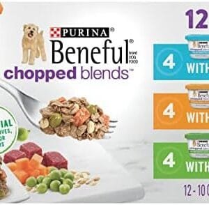 Purina Beneful Wet Dog Food Variety Pack, Chopped Blends - (12) 10 oz. Tubs : Pet Supplies