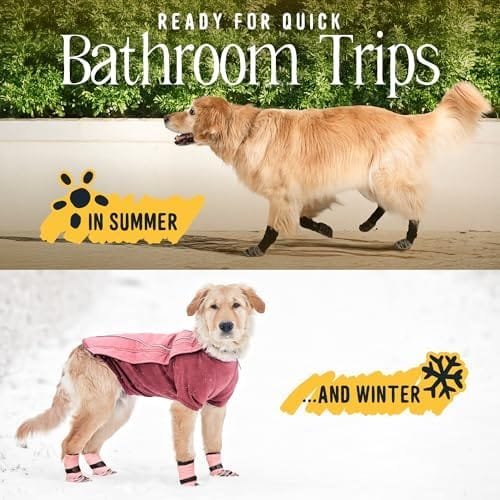 DOK TigerToes Premium Non-Slip Dog Socks for Hardwood Floors - Extra-Thick Grip That Works Even When Twisted - Prevents Licking, Slipping, and Great for Dog Paw Protection - Size Large : Pet Supplies - Image 7