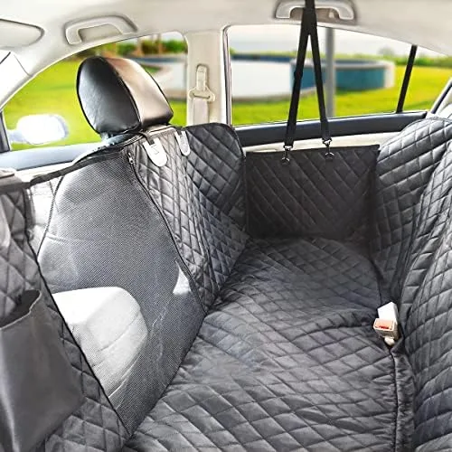 Vailge Dog Seat Cover for Back Seat, 100% Waterproof with Mesh Window, Scratch Prevent Anti-slip Dog Car Hammock, Standard : Pet Supplies - Image 7