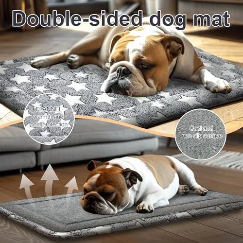 Dog Bed Mat – Soft & Comfortable Dog Kennel Pad for Crate – Durable Crate Bed & Mat for Dogs & Cats – Ideal for Crate, Kennel, and Home Use : Pet Supplies - Image 3