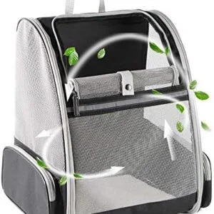 Texsens Innovative Traveler Bubble Backpack Pet Carriers for Cats and Dogs (Black) : Pet Supplies