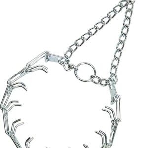 Herm SPRENGER Ultra-Plus Prong Dog Training Collar, 2.25 mm x 13" Neck Size, 16" Chain Length, Steel Chrome Plated Dog Prong Collar, Pinch Collar for Dogs, Dog Correction Collar : Pet Supplies