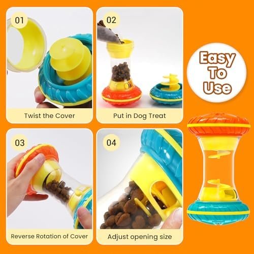 BoYoYo Interactive Dog Puzzle Toys for Boredom, Dogs Enrichment Toy to Keep Them Busy, Treat Dispensing Slow Feeder : Pet Supplies - Image 7