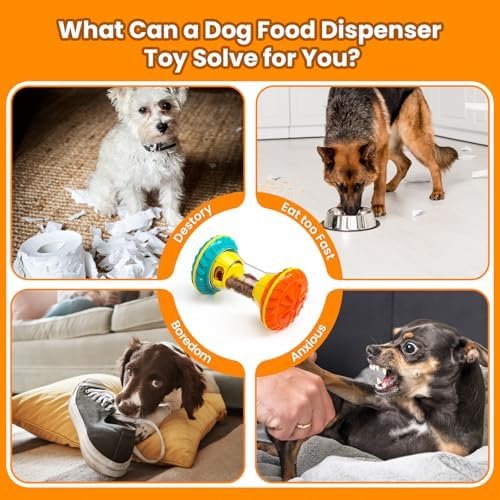 BoYoYo Interactive Dog Puzzle Toys for Boredom, Dogs Enrichment Toy to Keep Them Busy, Treat Dispensing Slow Feeder : Pet Supplies - Image 5